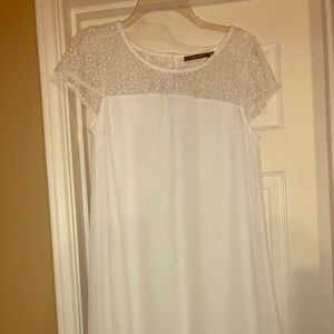 Doe & Rae - white dress with Crochet